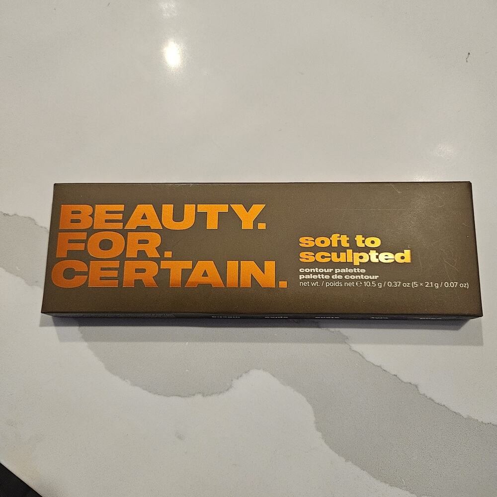 Beauty For Certain Soft to Sculpted Contour Palette 10.5 g/0.37 oz Retail $39